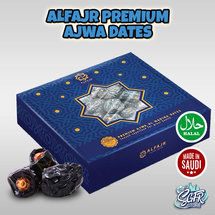 Premium Ajwa Dates by Alfajr – The SGFR Store