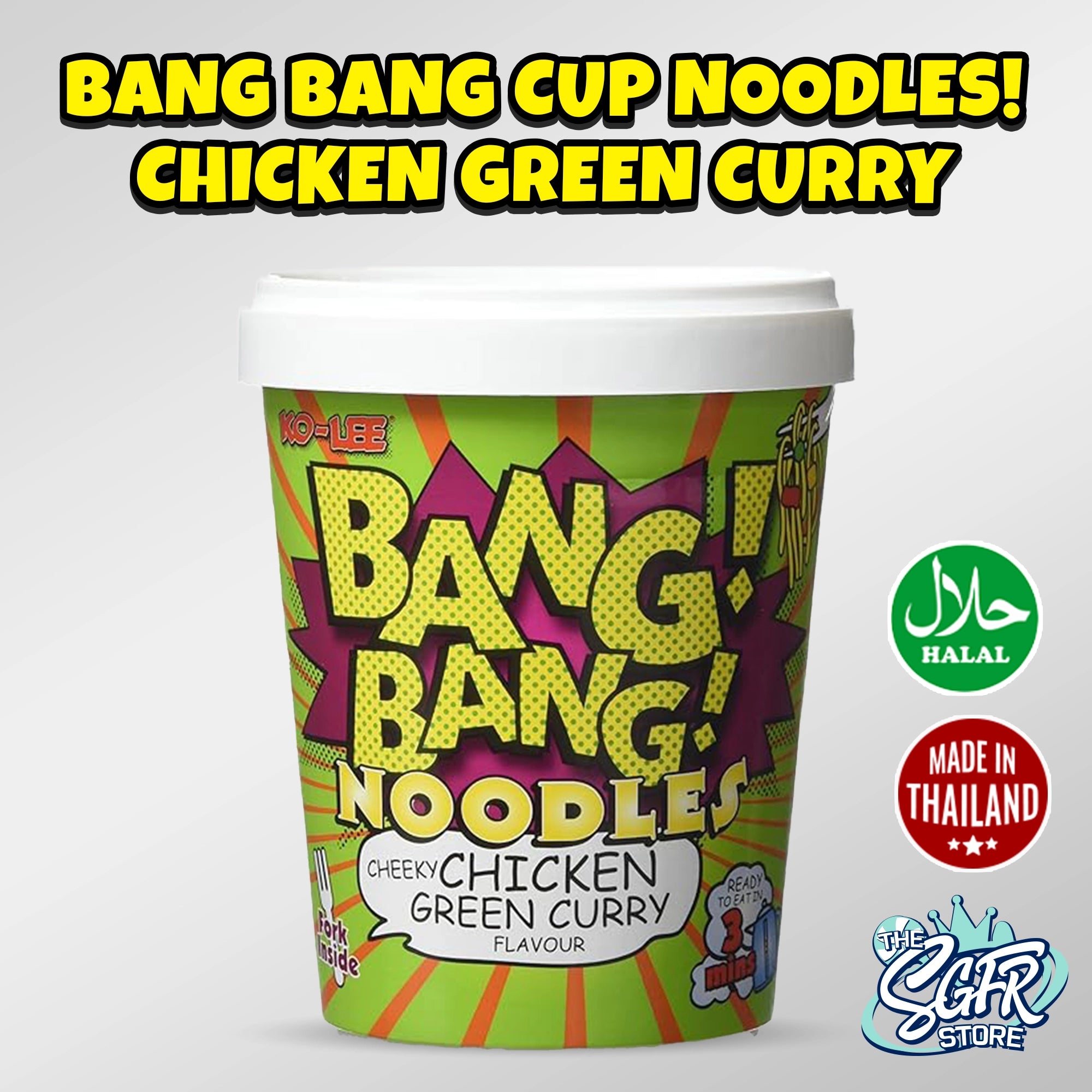 Bang Bang Cup Noodles! Chicken Green Curry (Halal)