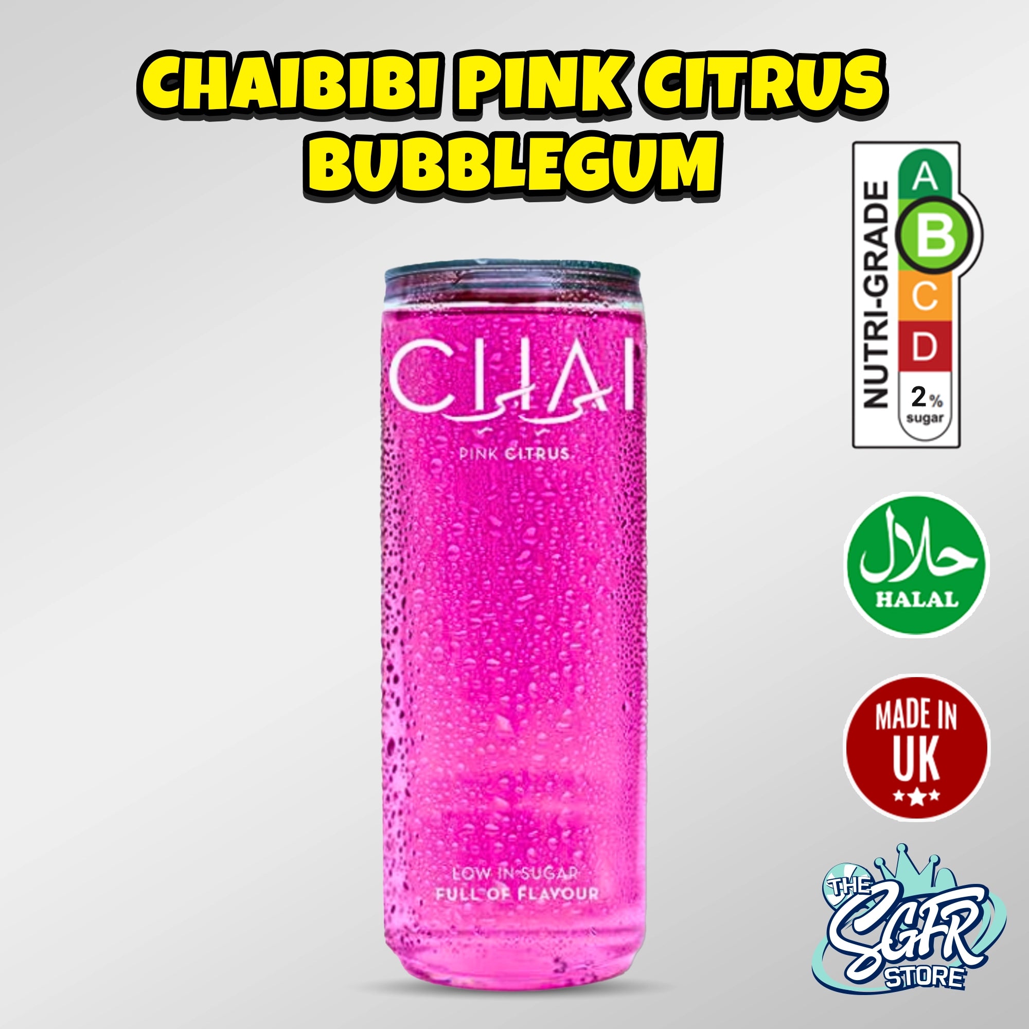 Chaibibi Pink Citrus Bubblegum (Halal)