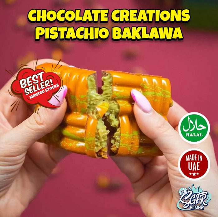 Chocolate Creations Pistachio Baklawa (Best Seller) 90g