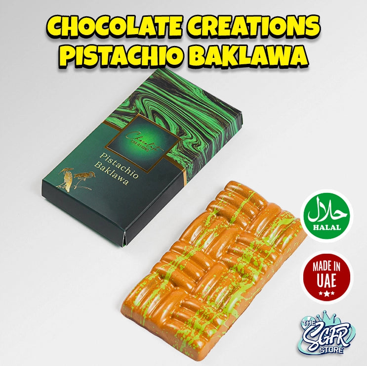 Chocolate Creations Pistachio Baklawa (Best Seller) 90g