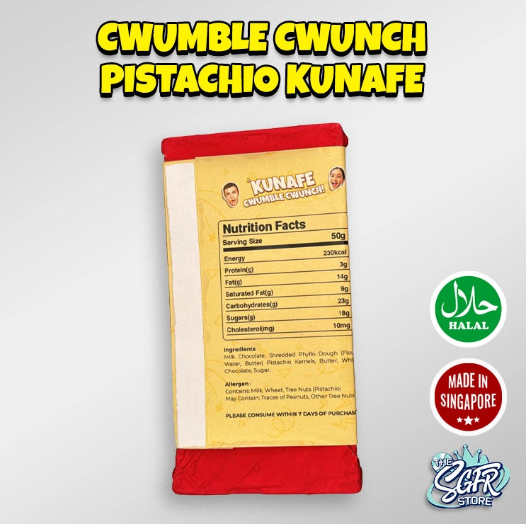 Cwumble Cwunch Pistachio Kunafe (Best Seller) 175g