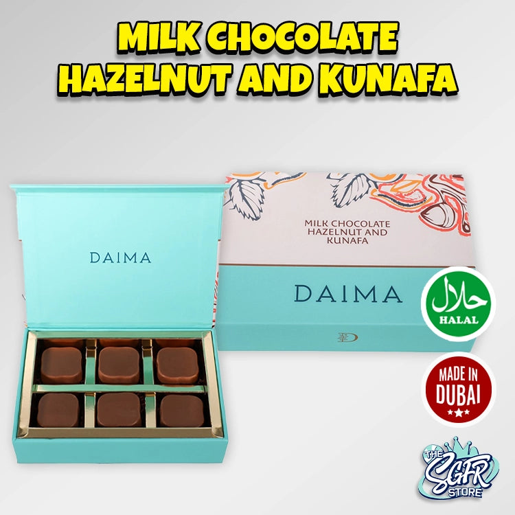 Daima Milk Chocolate Hazelnut and Kunafa (105g)