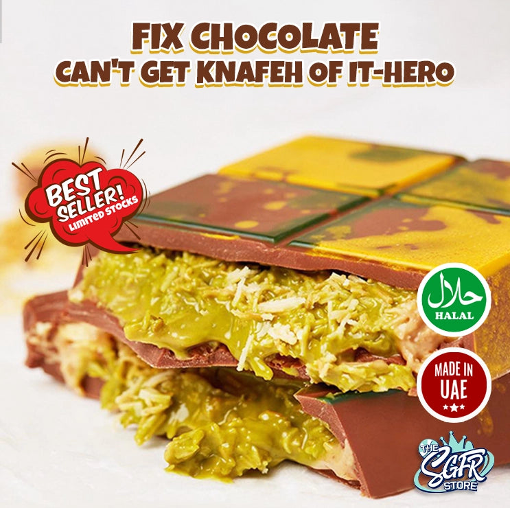 Dubai FIX Chocolate Can't Get Knafeh of It-Hero (Best Seller) 200g