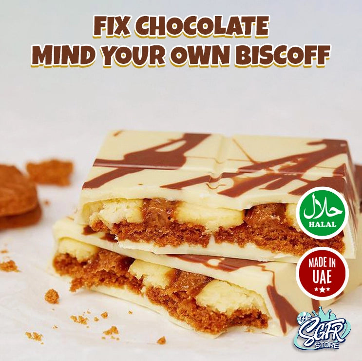 Dubai FIX Chocolate Mind Your Own Biscoff – The SGFR Store