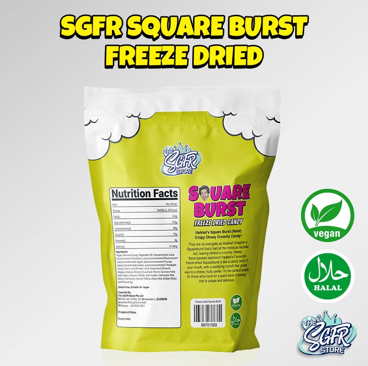 Freeze Dried Square Burst by Haikkel (Halal)