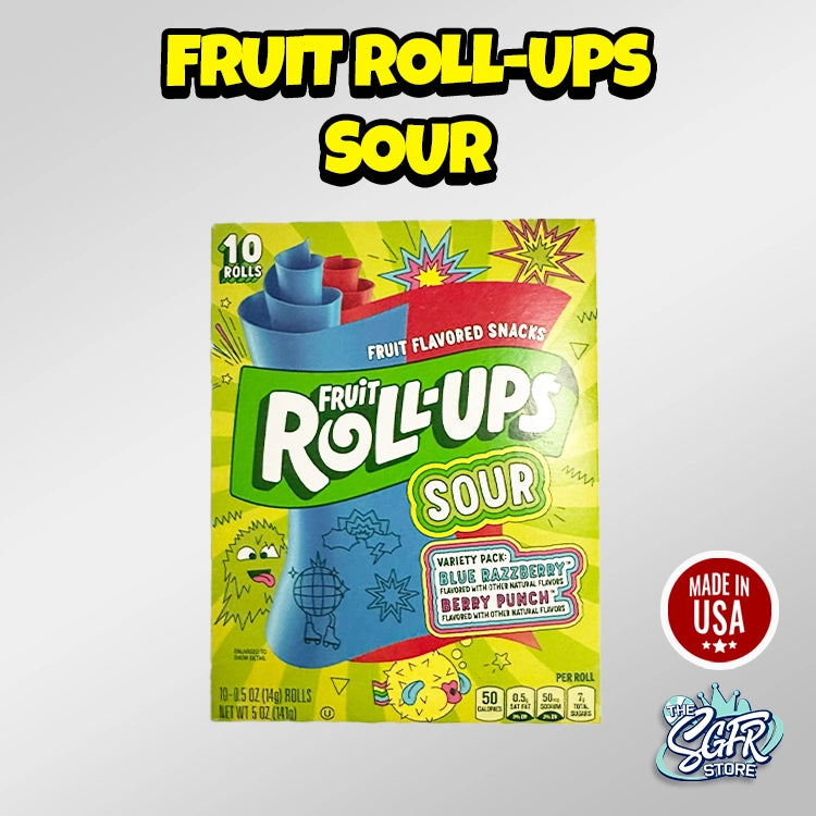 Fruit Roll Ups Jolly Rancher Sours (10pcs Per Box)