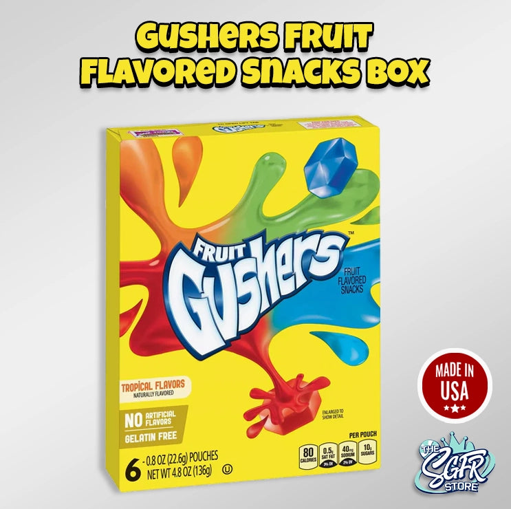 Gushers Fruit Flavored Snacks (6pcs Per Box)