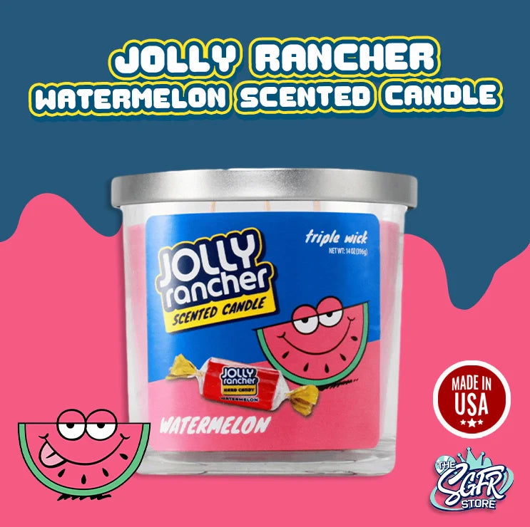 Jolly Rancher Scented Candles Watermelon (Non-Edible)
