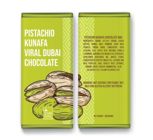 Shan shal Pistachio Kunafa Viral Chocolate (Best Seller)