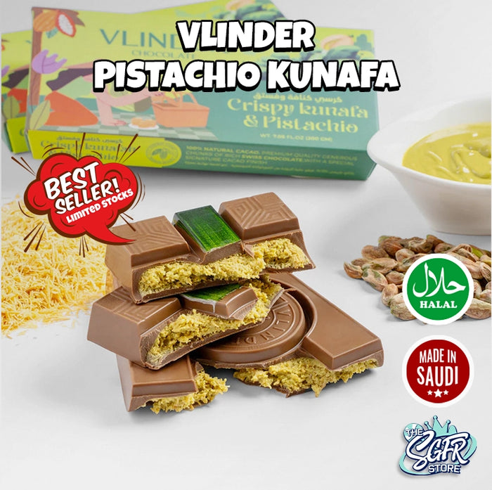 Crispy Pistachio Kunafa, Vlinder (Best Seller) 240g