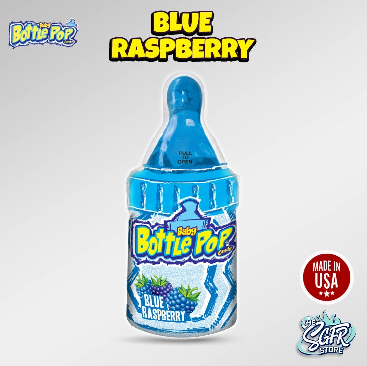 Baby Bottle Pop Candy Blue Raspberry