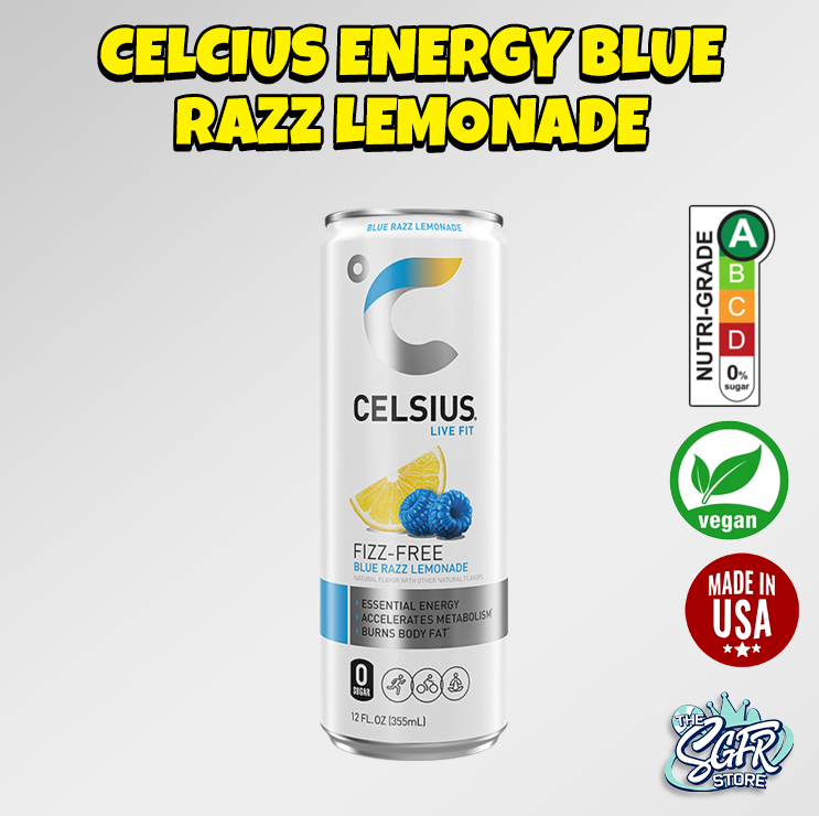 CELSIUS Energy Blue Razz Lemonade