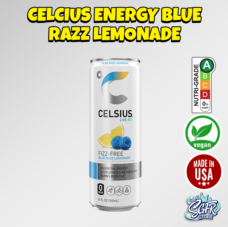 CELSIUS Energy Blue Razz Lemonade