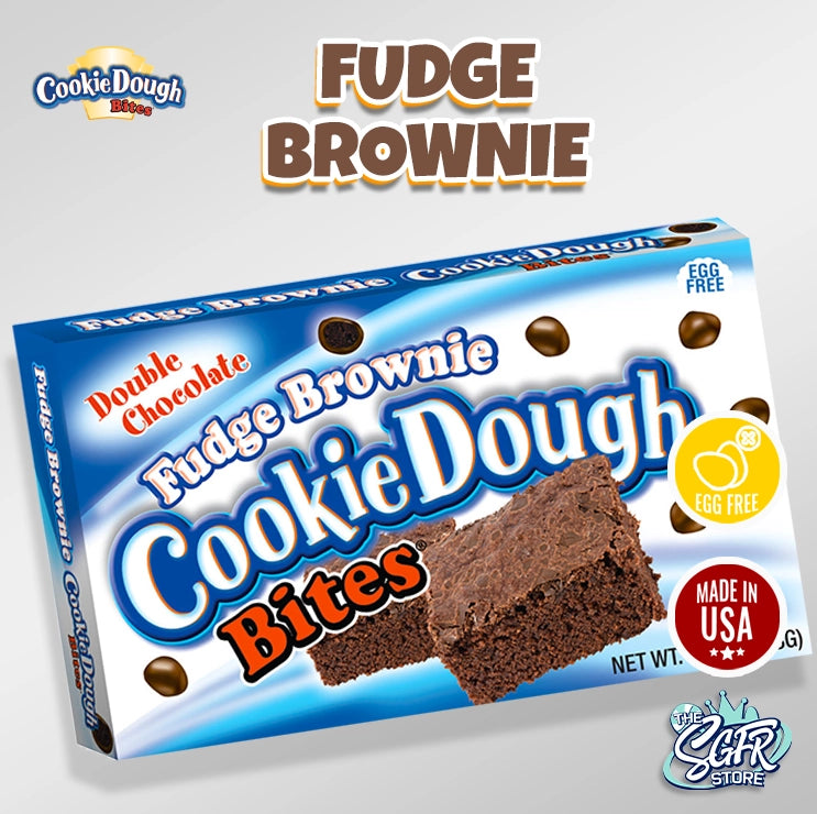 Cookie Dough Bites Fudge Brownie (Egg Free)