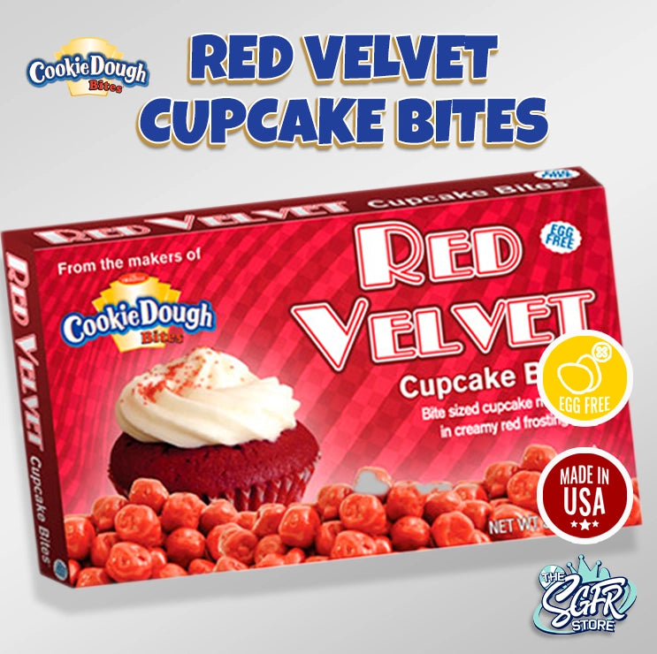 Cookie Dough Bites Red Velvet (Egg Free)