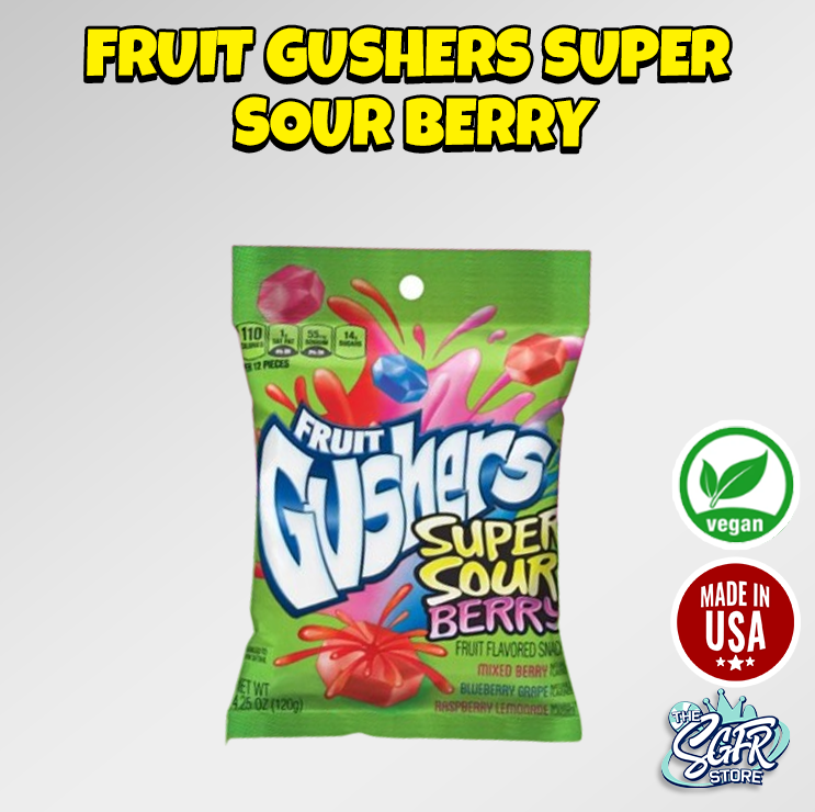 Fruit Gushers Super Sour Berry