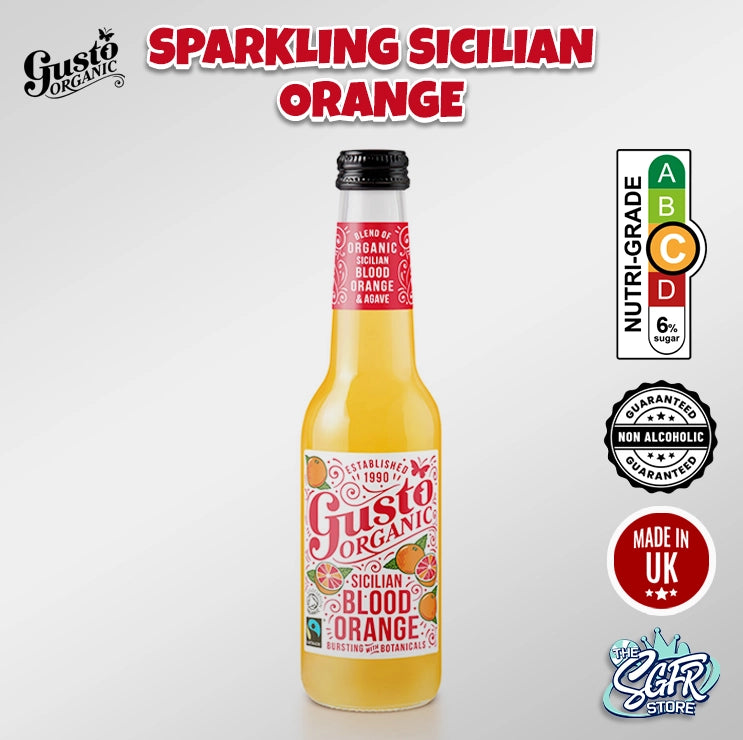 Gusto Sparkling Sicilian Orange (Made in UK)