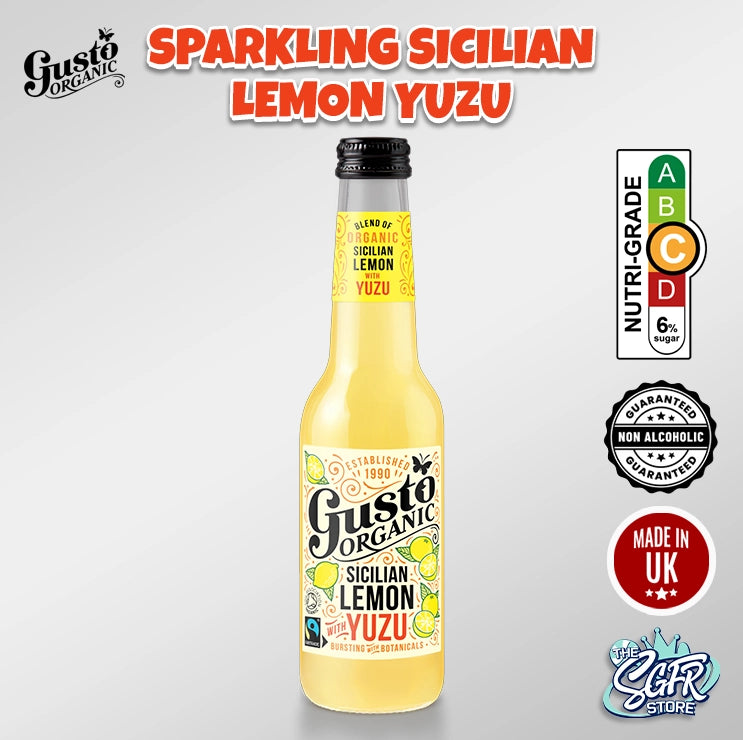 Gusto Sparkling Sicilian Lemon Yuzu (Made in UK)