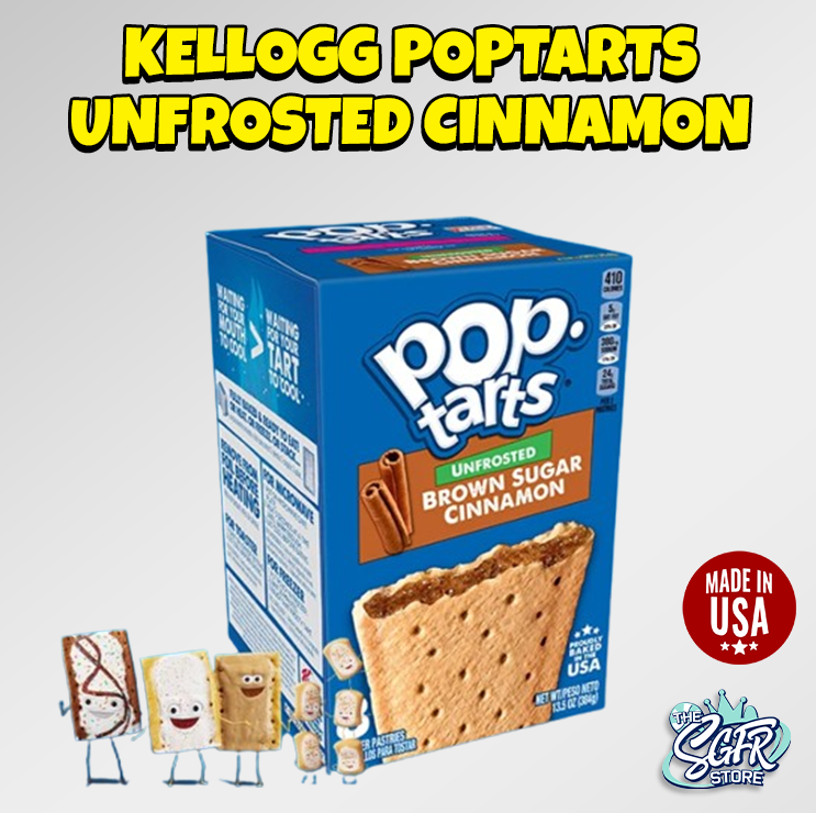 Kellogg Poptarts Unfrosted Cinnamon