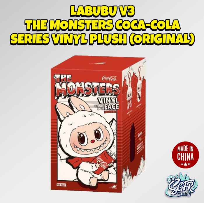 LABUBU V3, The Monsters Coca-Cola Series Vinyl Plush (Original)