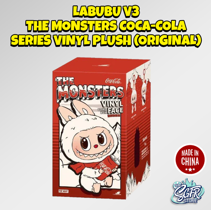 LABUBU V3, The Monsters Coca-Cola Series Vinyl Plush (Original)