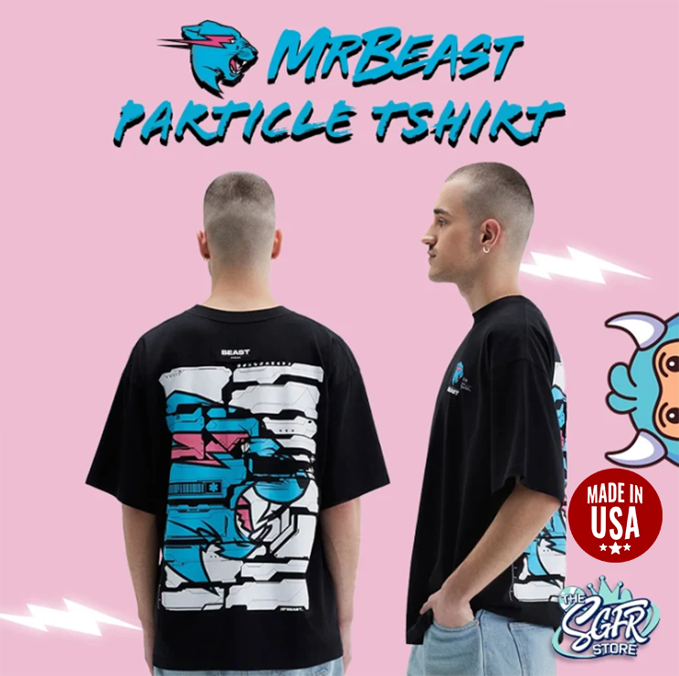 Mr Beast Particle Tshirt (Best Seller)