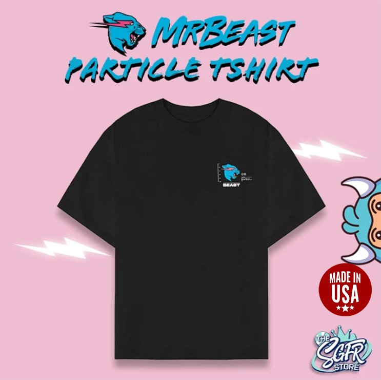 Mr Beast Particle Tshirt (Best Seller)