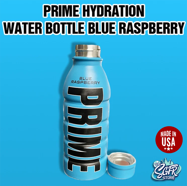 Prime Hydration Water Bottle Blue Raspberry