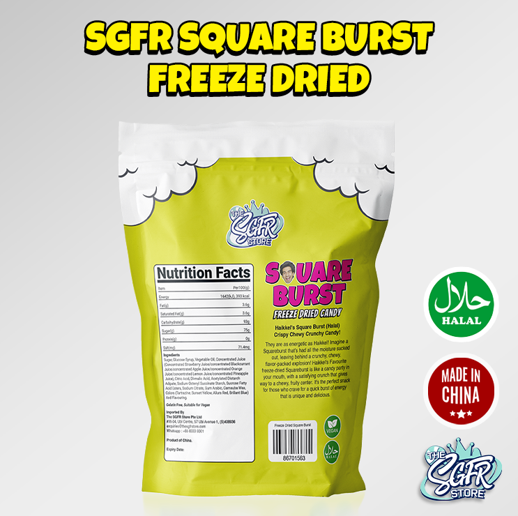 Freeze Dried Square Burst by Haikkel (Halal)