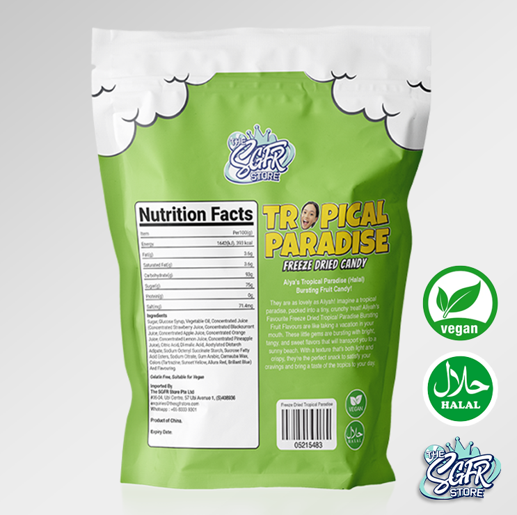 Freeze Dried Tropical Paradise by Aliya (Halal)