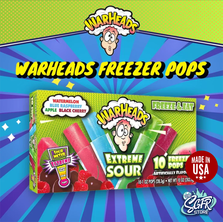 Warheads Freezer Pops (283g)