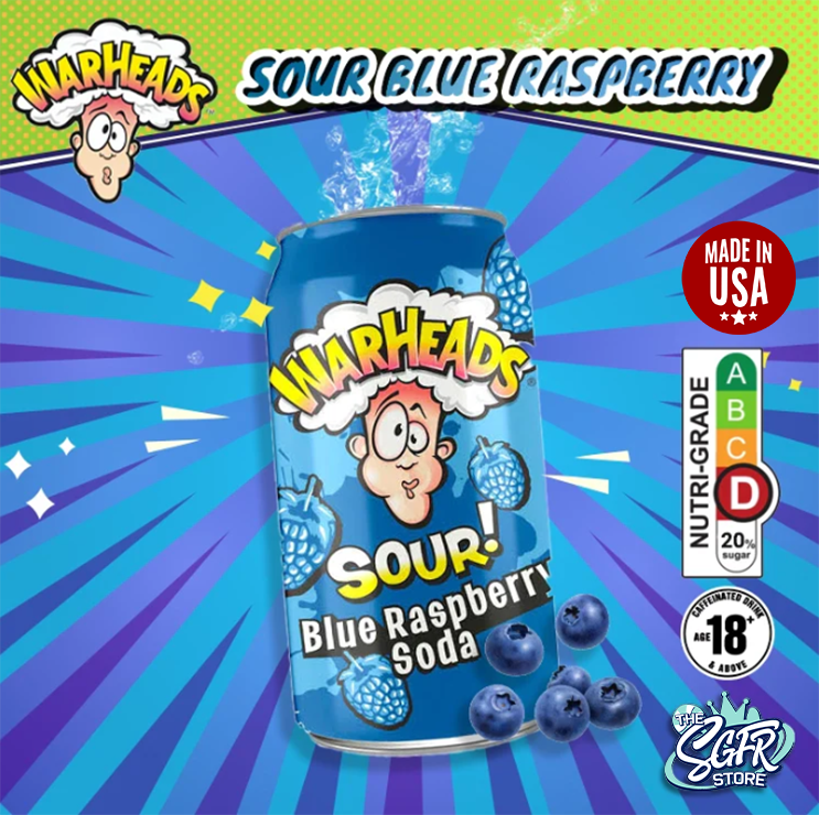 Warheads Soda Blue Raspberry